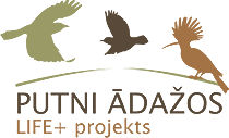 Putni adazos projekta logotips